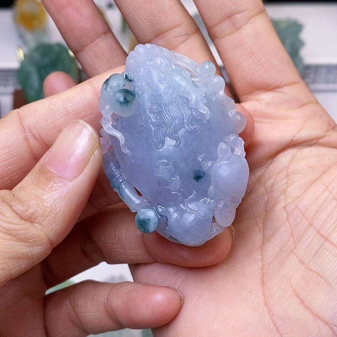 定制翡翠未镶嵌@****@吊坠