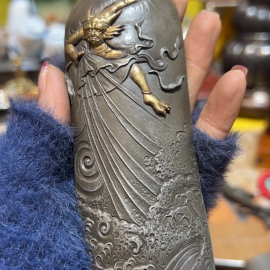锡建****制中古工艺品摆件