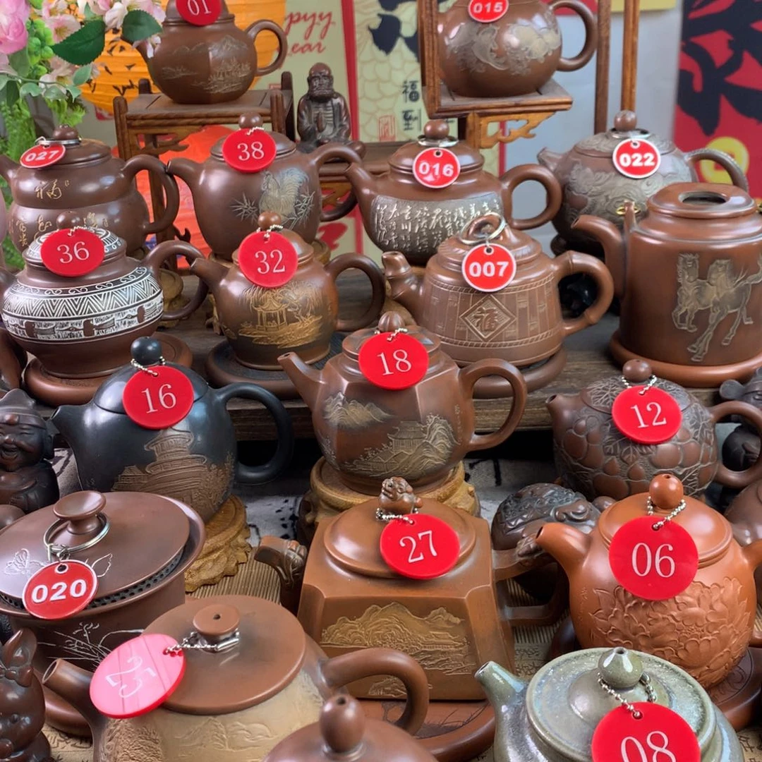 老*坭兴陶手工素壶龙蛋