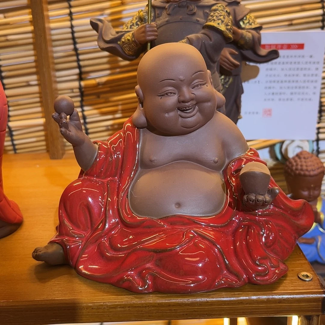 紫砂茶宠陶瓷紫砂茶宠摆件