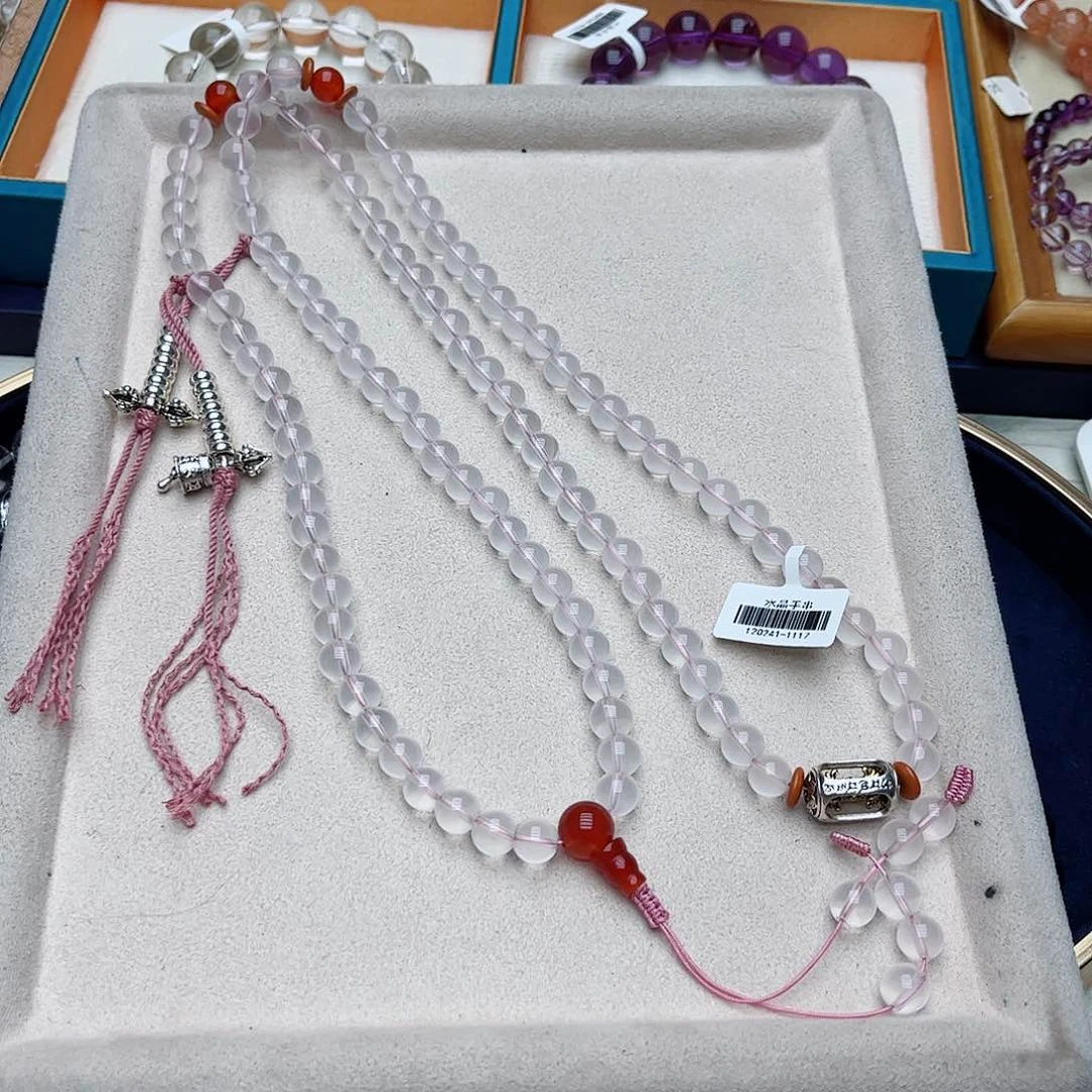 水晶水晶毛衣链未镶嵌苗*琪