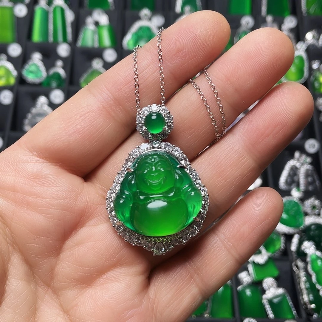 玛瑙/玉髓合金颈饰