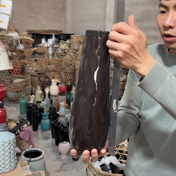 瓶高度36厘米口径6厘米微瑕捡漏