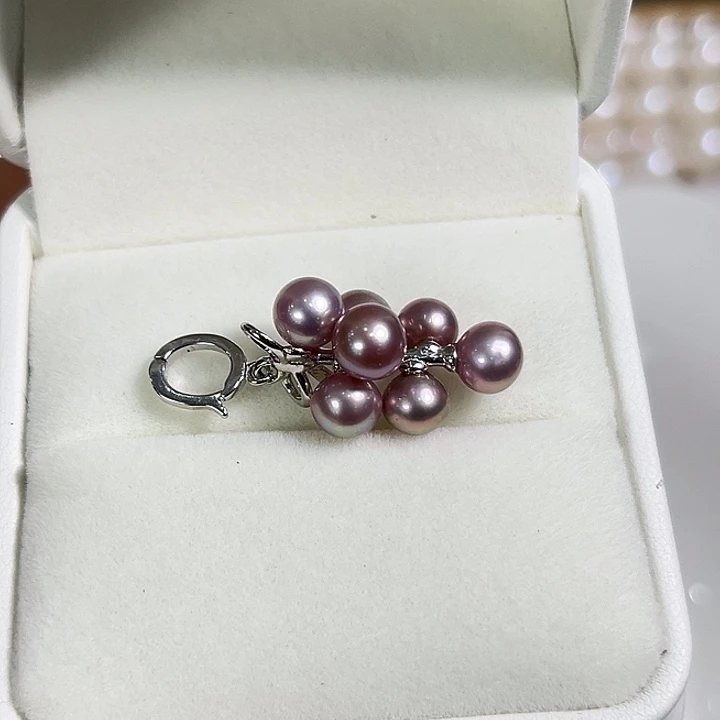 淡水珍珠颈饰银S925镶嵌