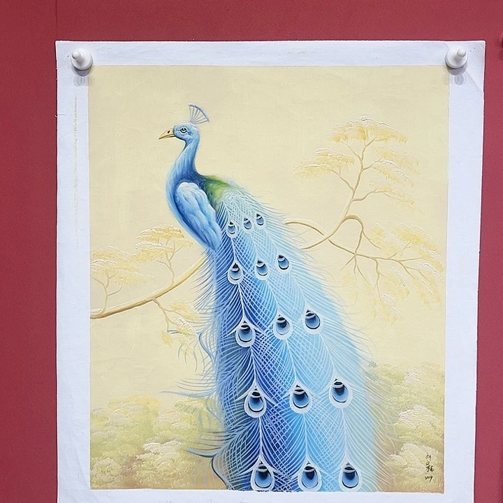 油画刘文桂老师油画朵