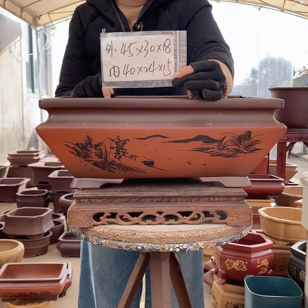 紫砂花盆紫砂花盆