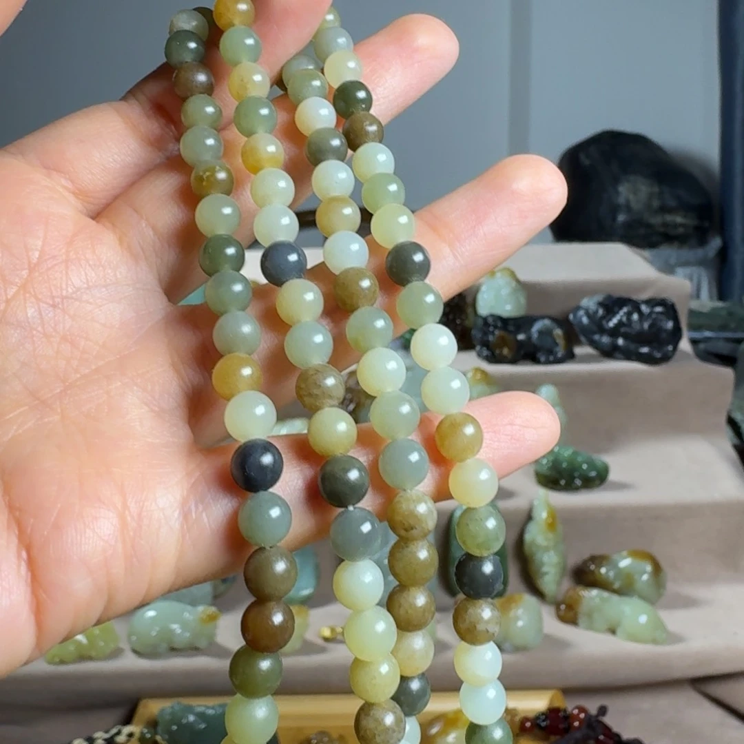 和田玉（糖玉）手链未镶嵌
