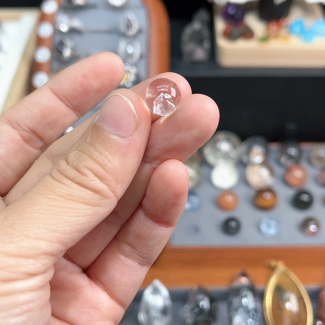 水晶戒指银S925镶嵌前****?定制款不退换