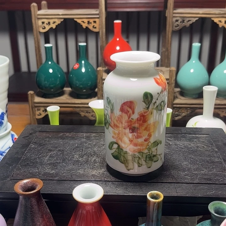 摆件陶景德镇陶瓷高10.5cm