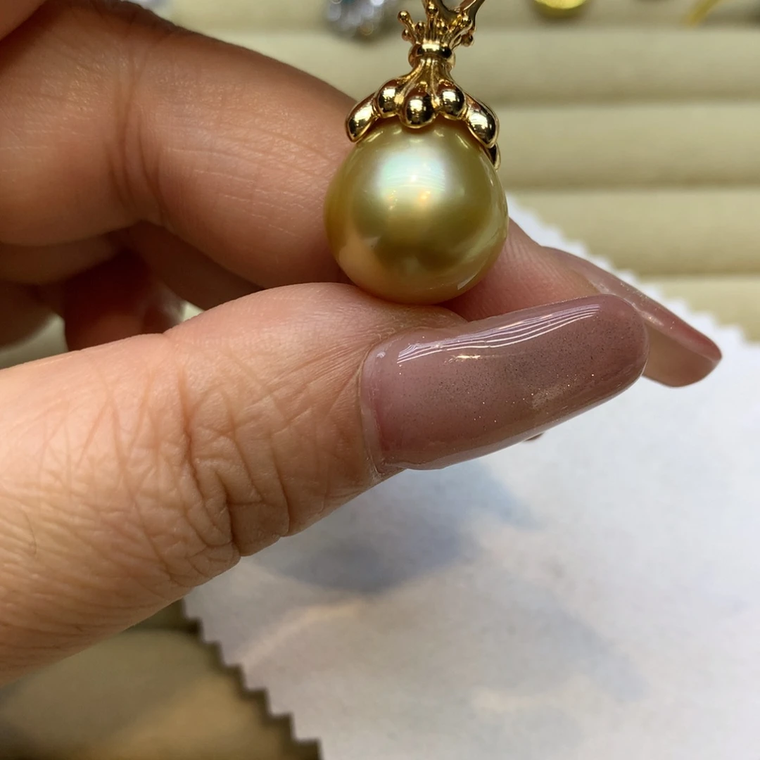 颈饰银S925镶嵌海水珍珠