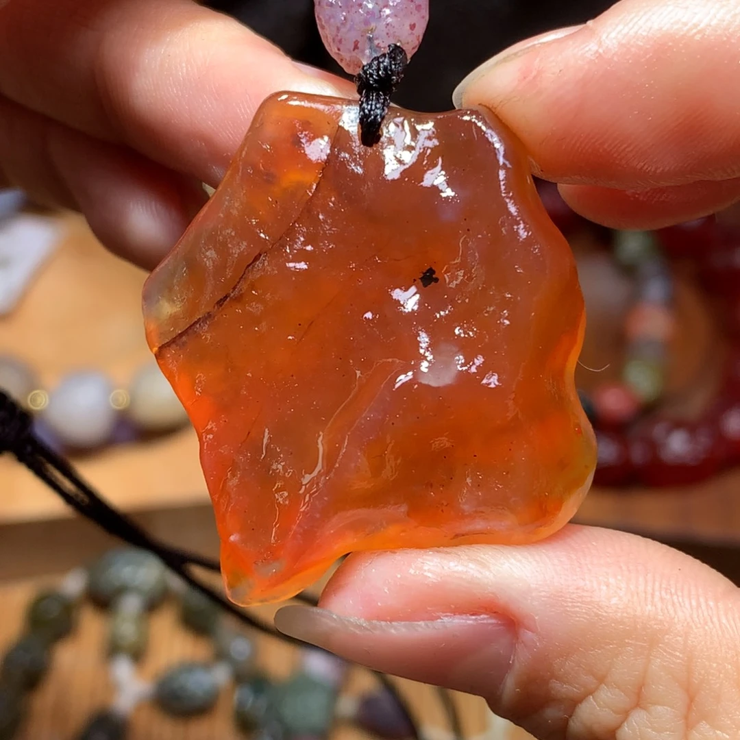 未镶嵌玛瑙/玉髓珠宝半成品