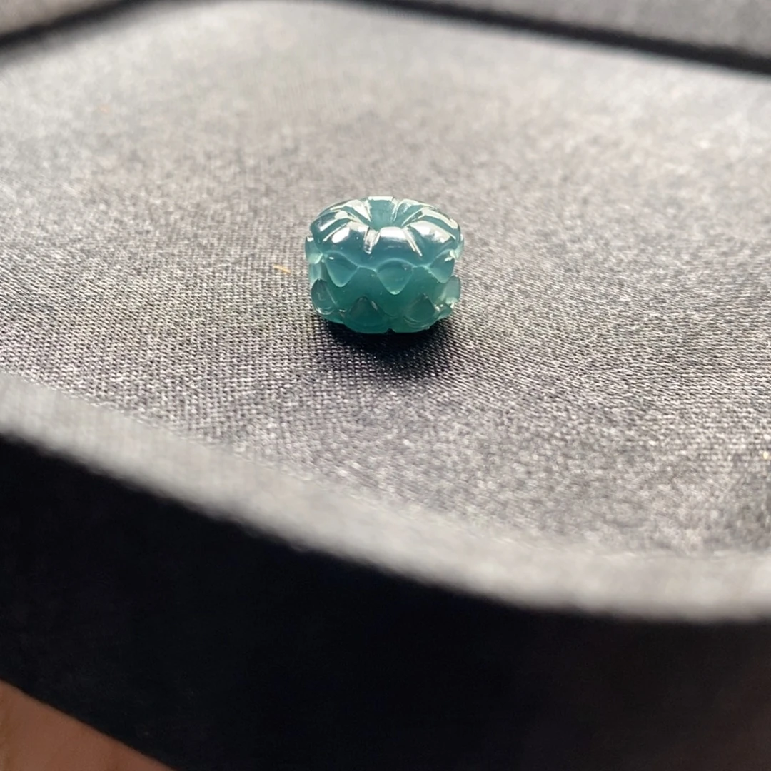 翡翠未镶嵌手链卡12左右吞噬珠
