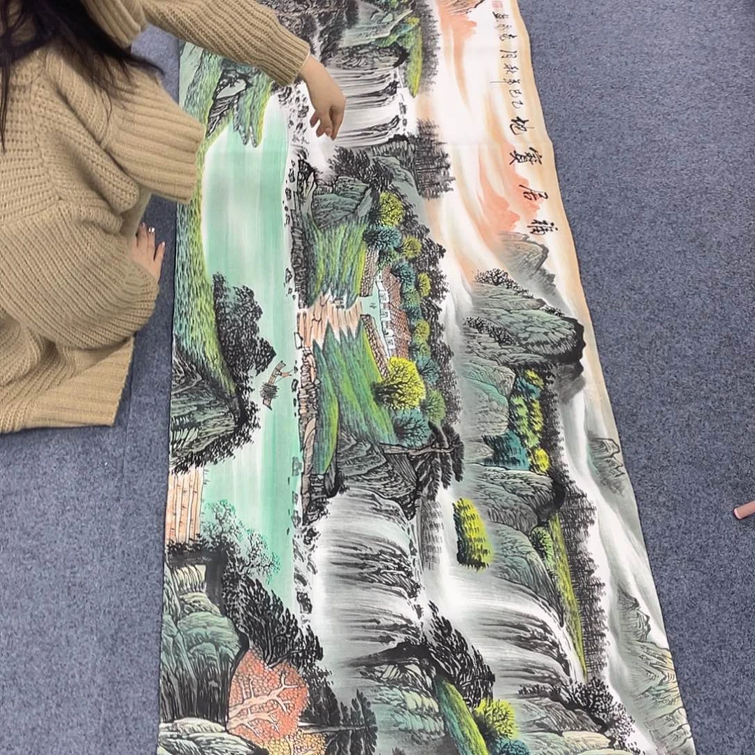 国画作品小姐姐放漏…