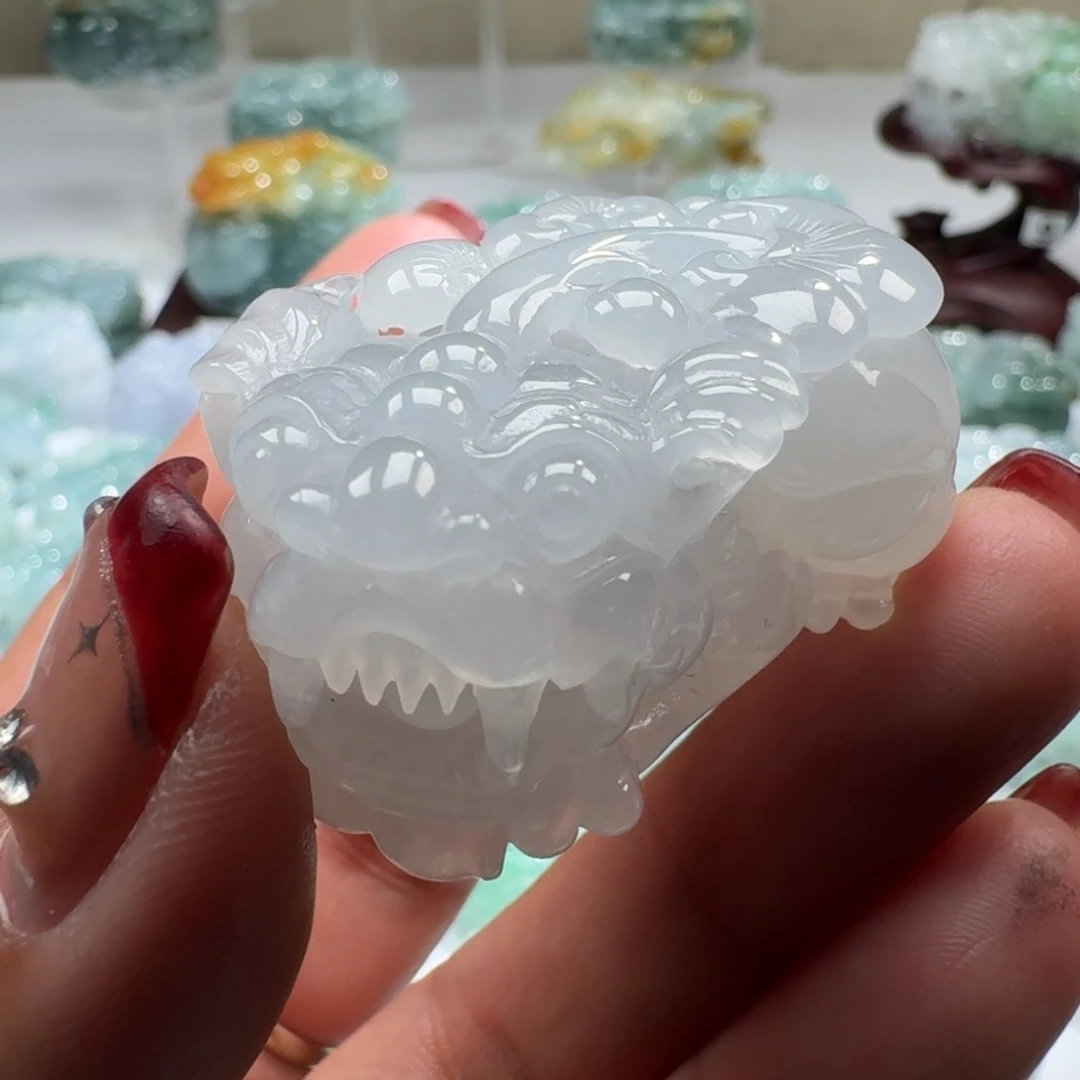 定制翡翠未镶嵌明貔貅