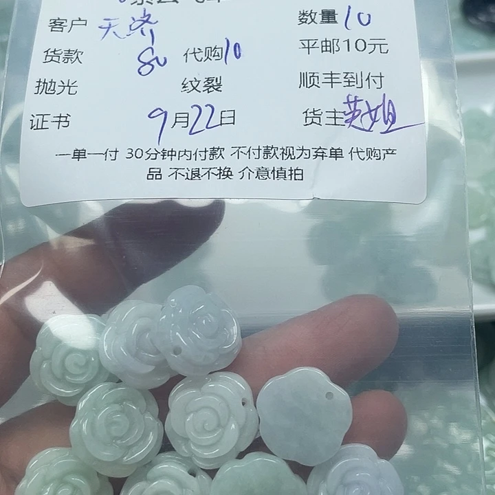 天***宝颈饰未镶嵌翡翠天然翡翠