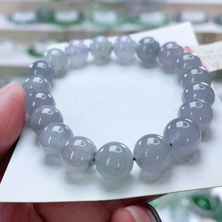 翡翠未镶嵌手链天然翡翠手链10mm左右