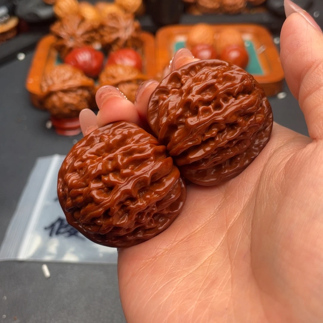 文玩核桃把件四座楼