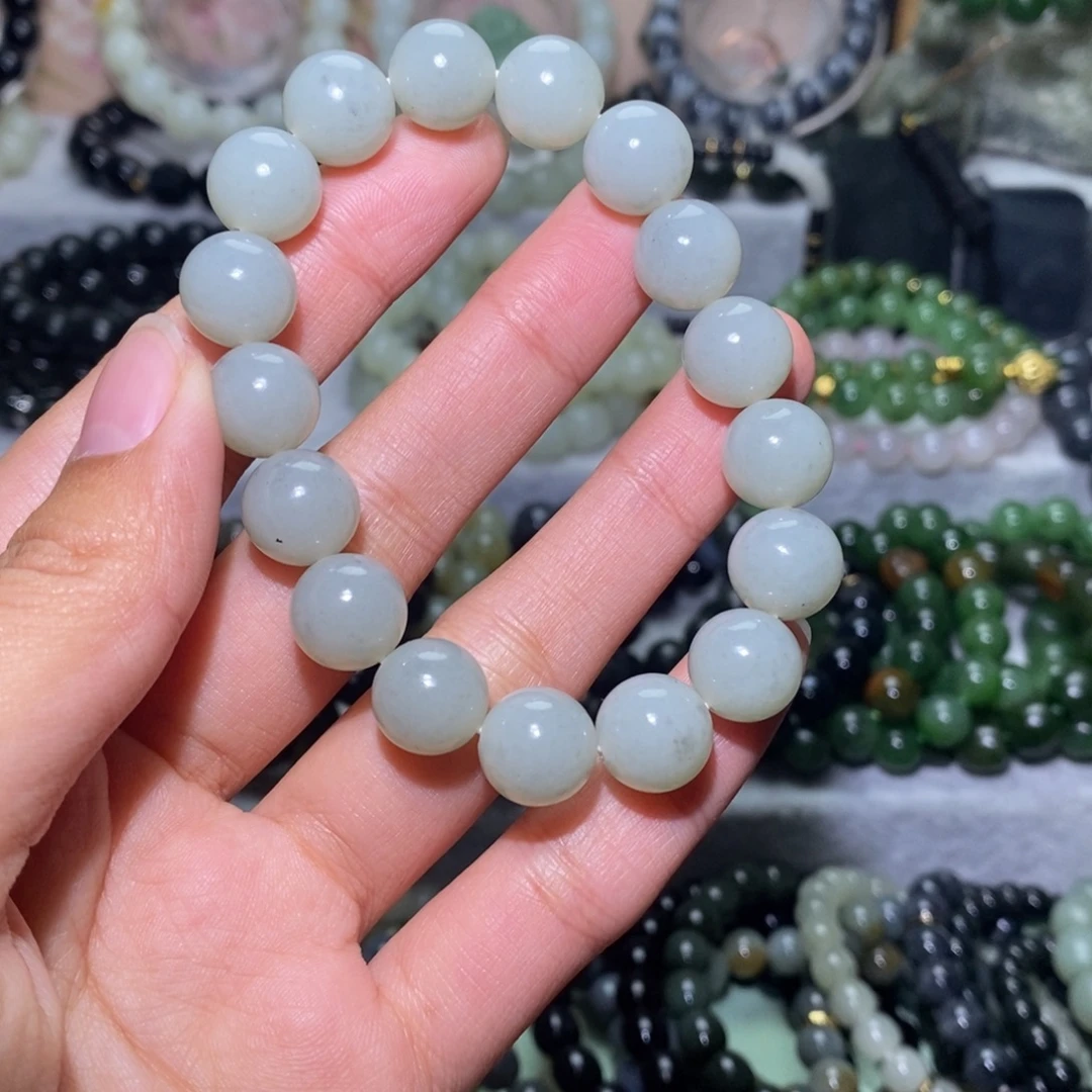 和田玉未镶嵌手链