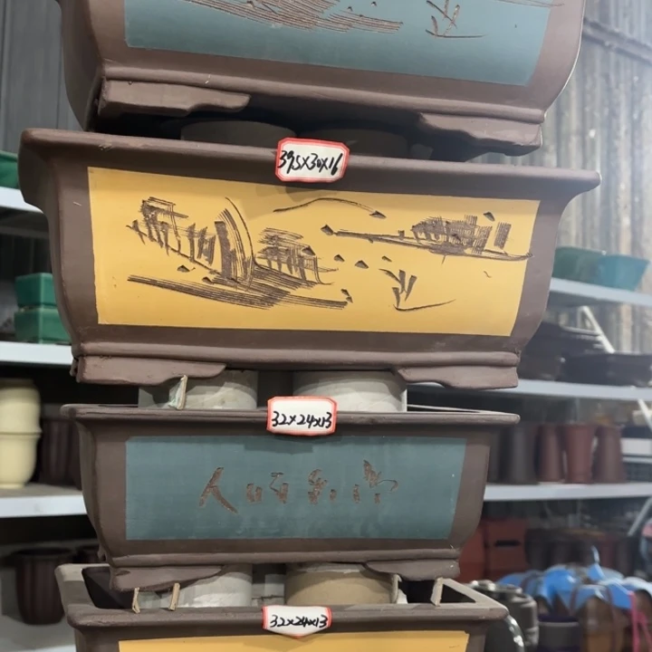 紫砂花盆           128-4