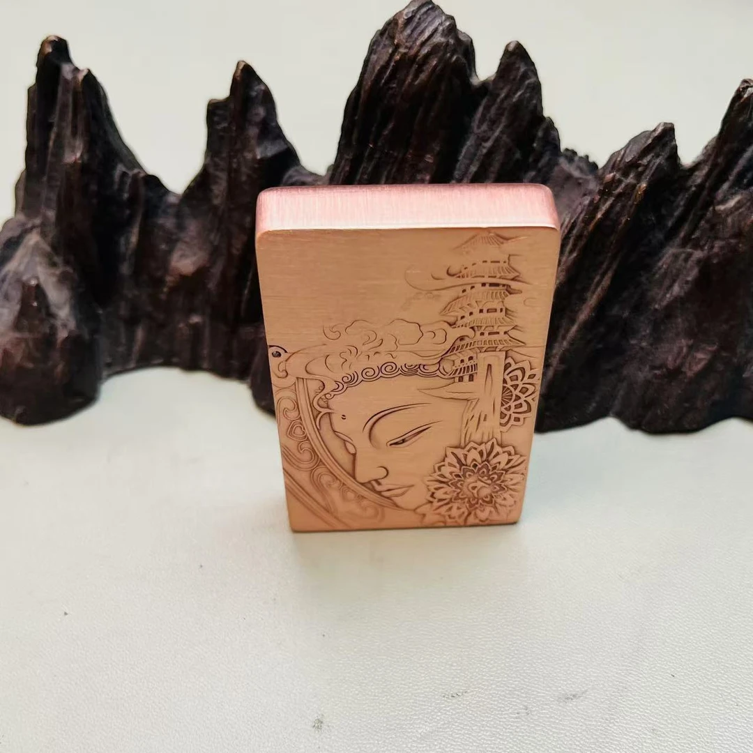 帕伽尼紫铜浮屠3500打火机
