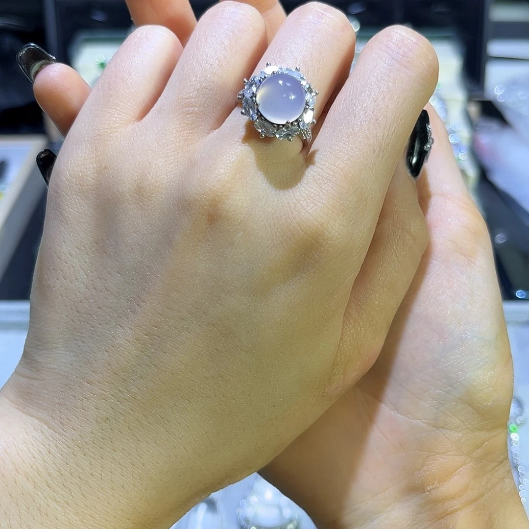 玉***儿玛瑙/玉髓戒指银S925镶嵌