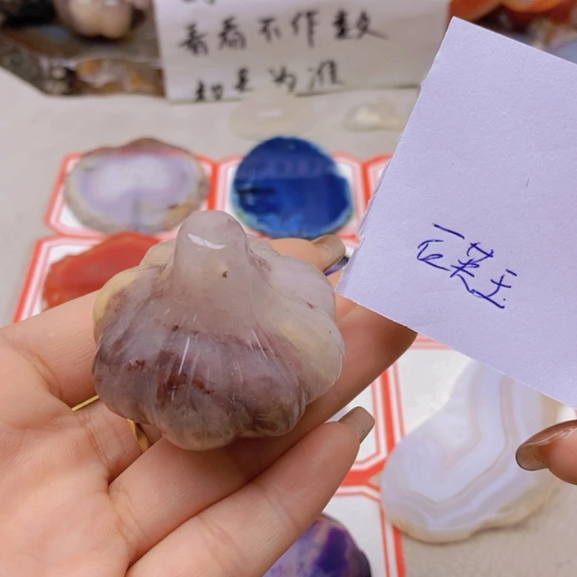 【闪购商品】未镶嵌玛瑙/玉髓珠宝半成品小*