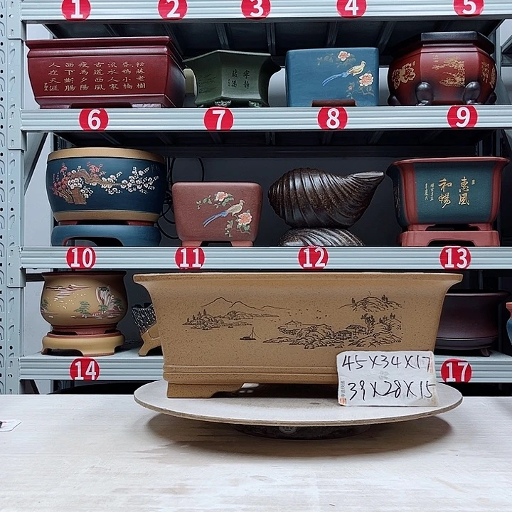 紫砂花盆紫砂花盆