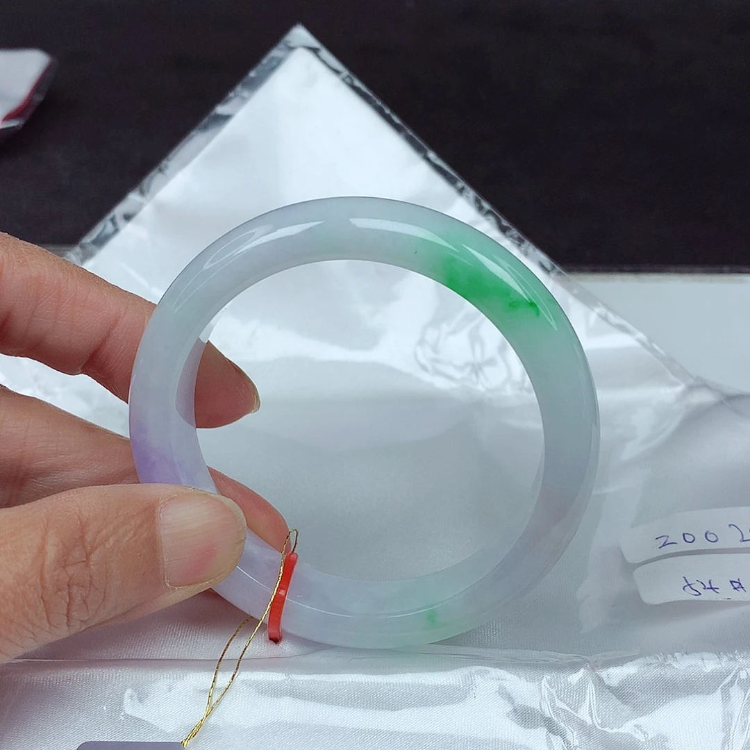 未镶嵌手镯翡翠54圈0206