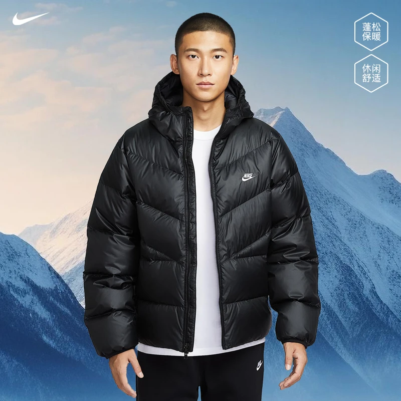 nike耐克冬季男子运动休闲羽绒服外套HQ7791-011