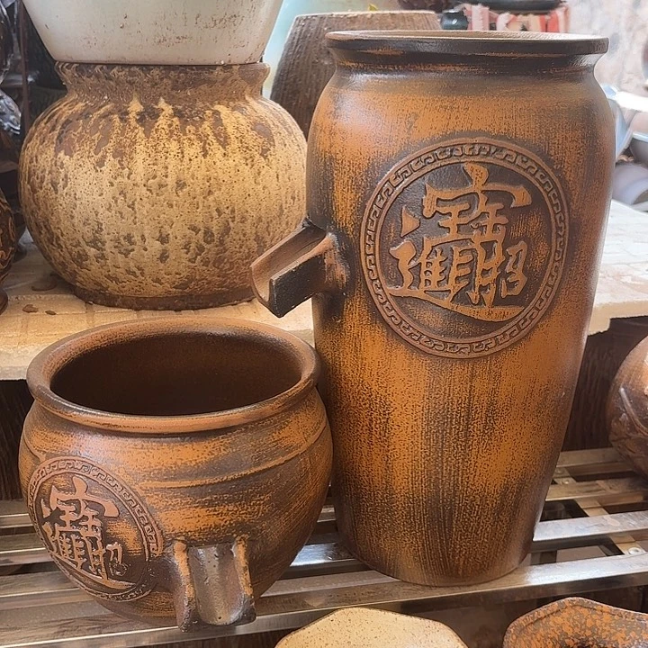 粗陶口径19/39，20/17进水口2.5厘米