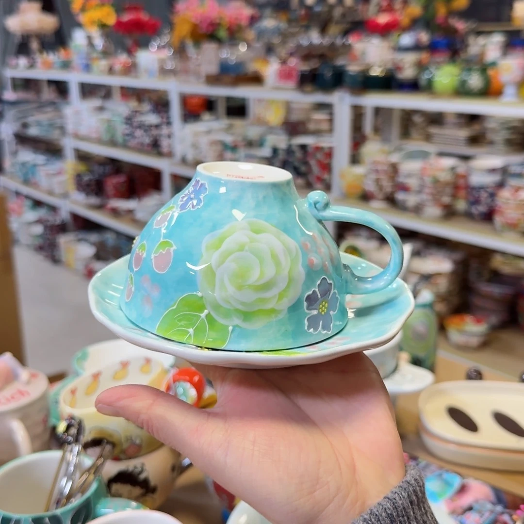 瓷片咖啡杯套装一套