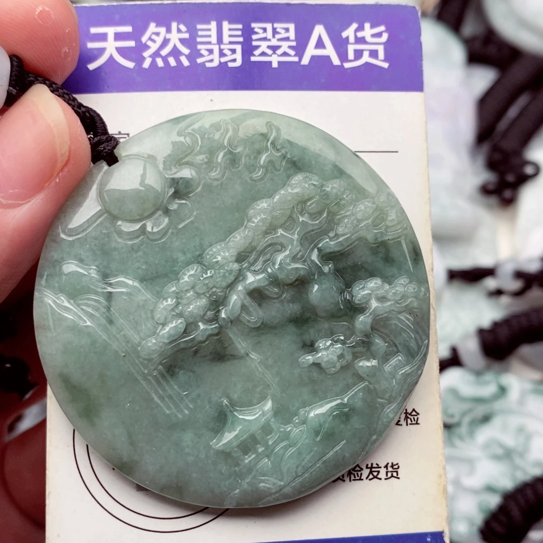 未镶嵌挂件翡翠翡翠