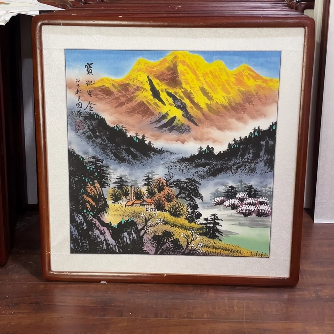 国画带框尺寸63*63厘米