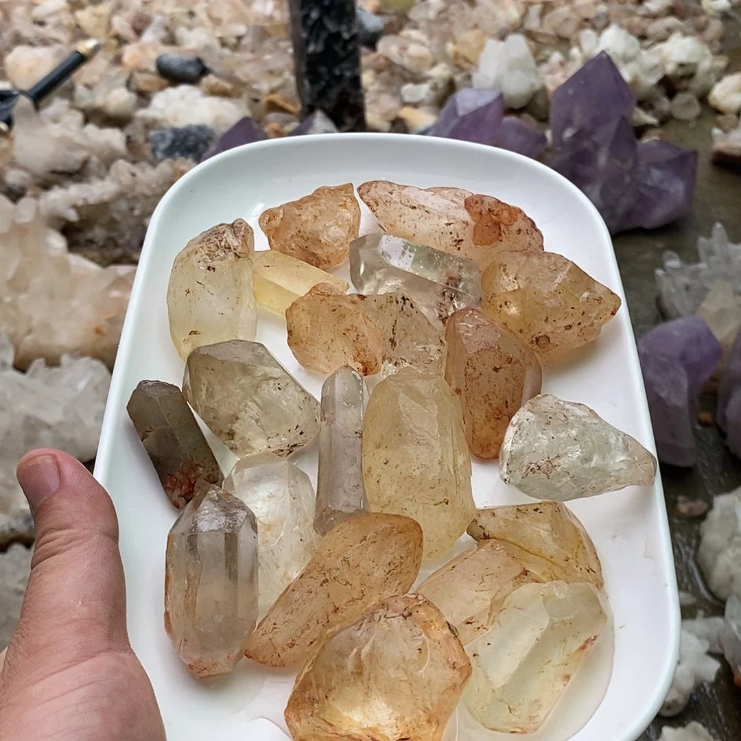 水晶珠宝半成品未镶嵌