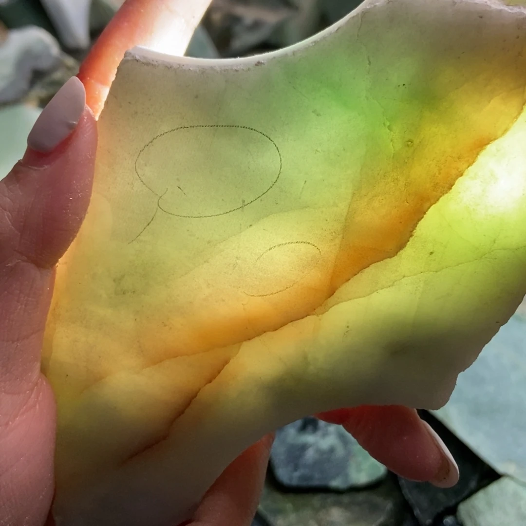 翡翠未镶嵌挂件天然翡翠