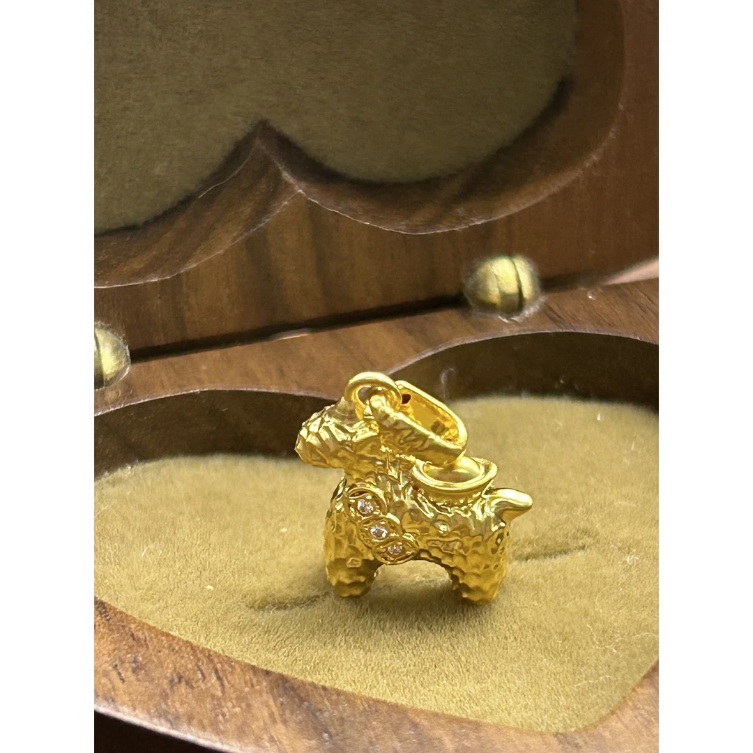 18k金马上有钱花配件【QL06842】