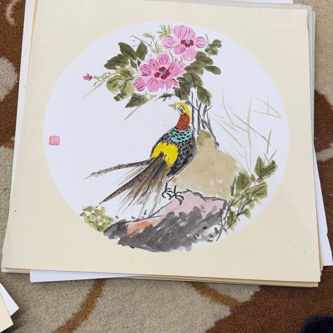 国画33-33卡纸作品艺