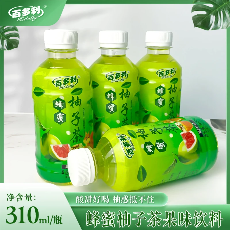 百多利蜂蜜柚子茶310ml果味茶饮料饮品水饮量贩