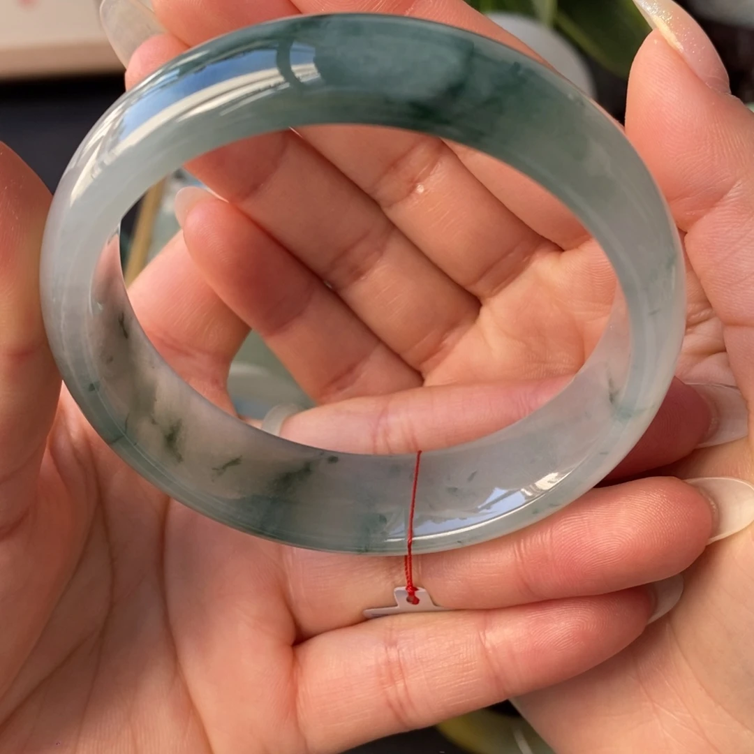 翡翠未镶嵌手镯天然