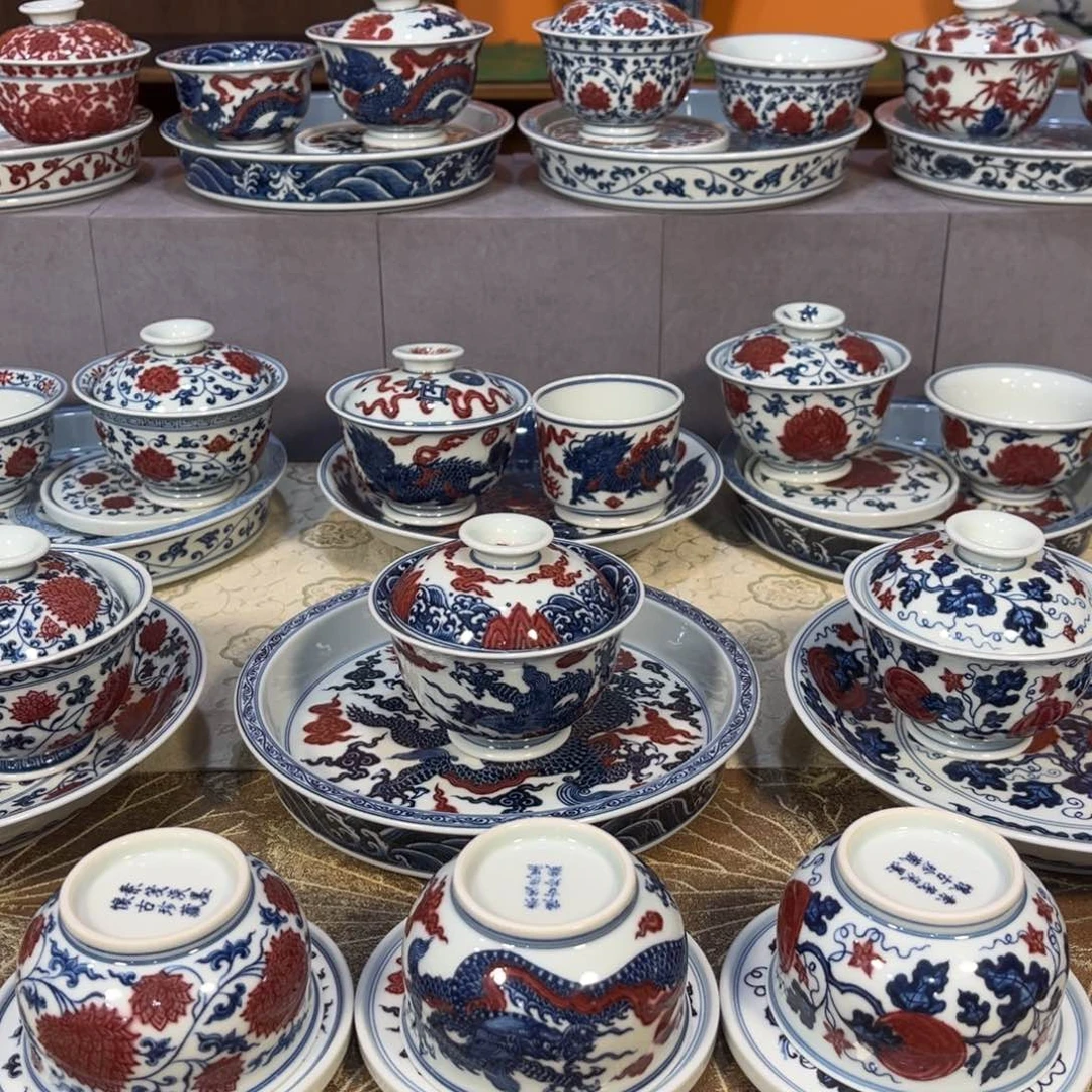 手绘茶具 仿元明清