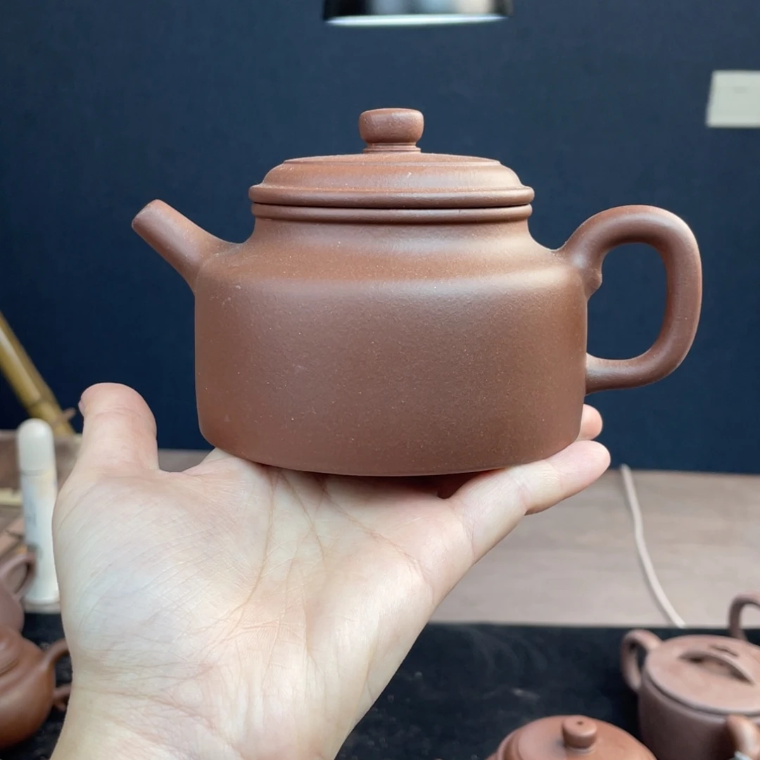 紫砂茶壶全手工底槽清德钟300cc
