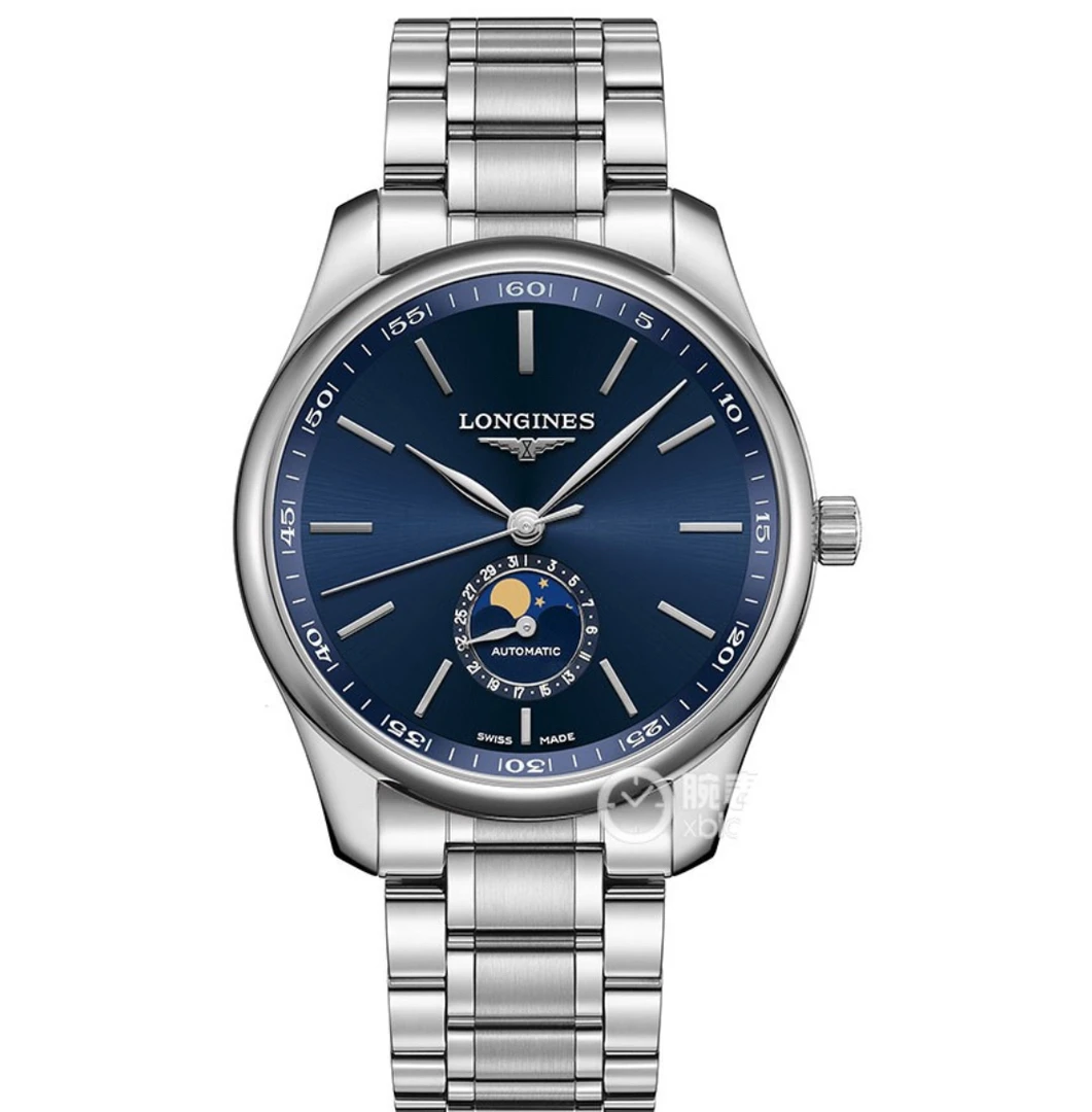 99新 Longines/浪琴 /名匠四针月相919/表径42/自动机械男表