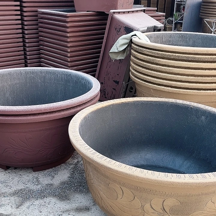 圆1.2米口径花盆两个