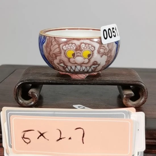 手工手绘釉盆大徳堂