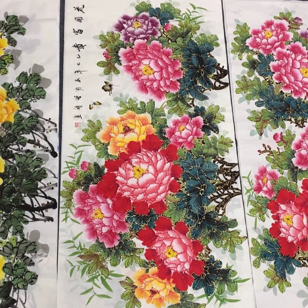 国画尺寸140✖️70精品四尺手绘画