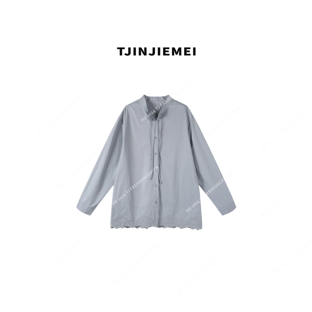 娟娟【清泉】设计感气质休闲百搭衬衫CS2502-8505