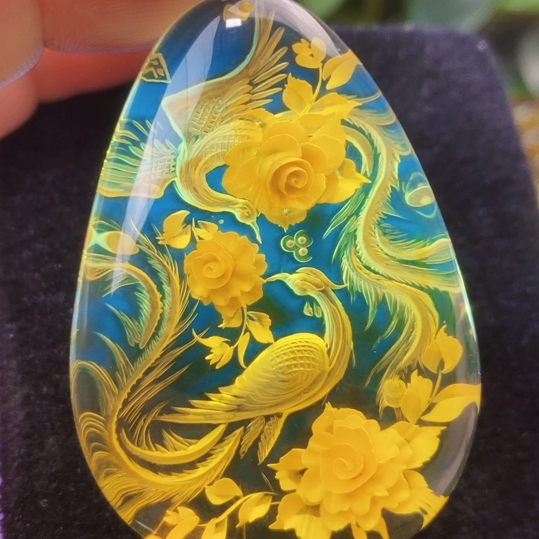 【闪购商品】金珀吊坠(不含链)未镶嵌