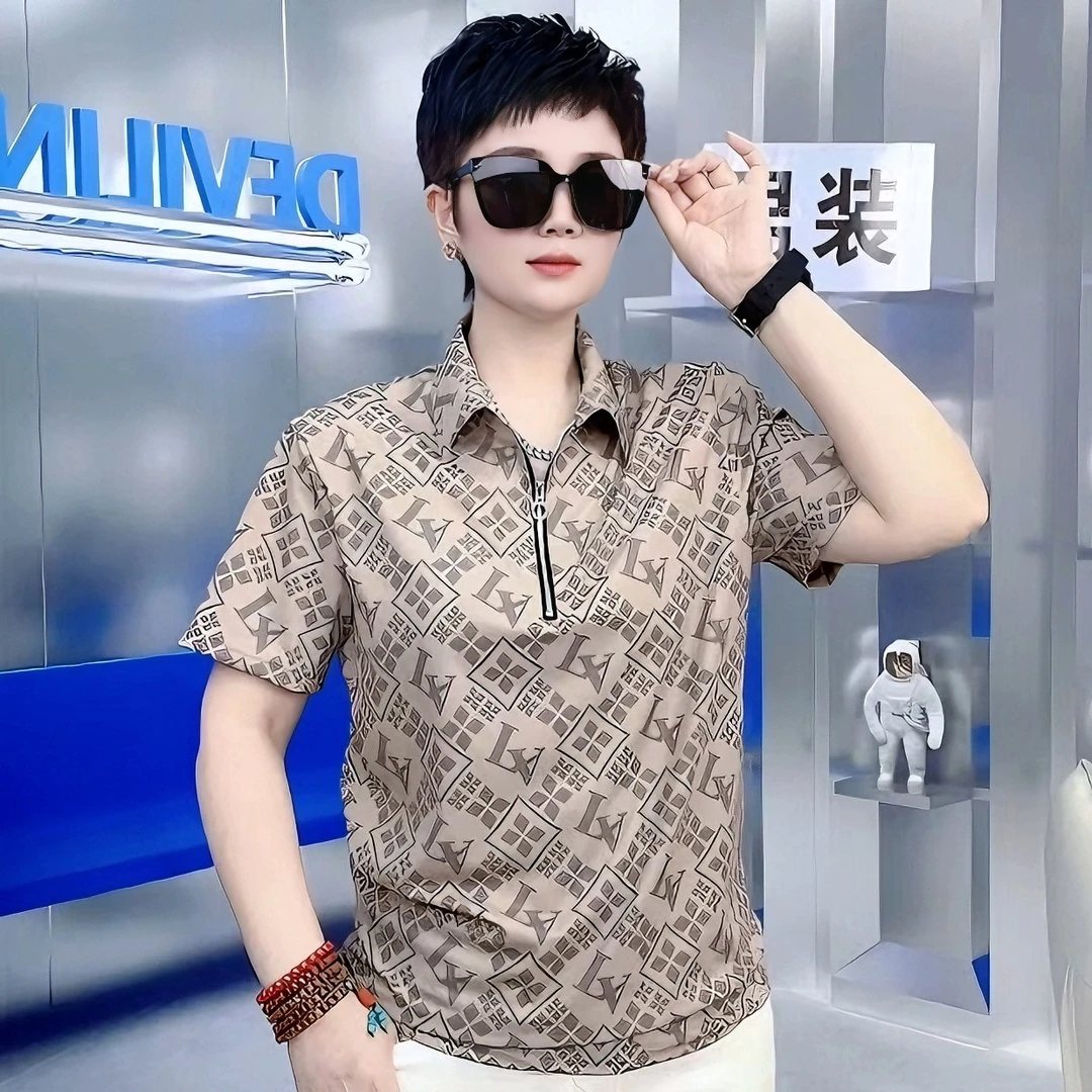 夏装短袖潮流2025个性衬衫半袖POLO短袖休闲套装短袖短裤套装男