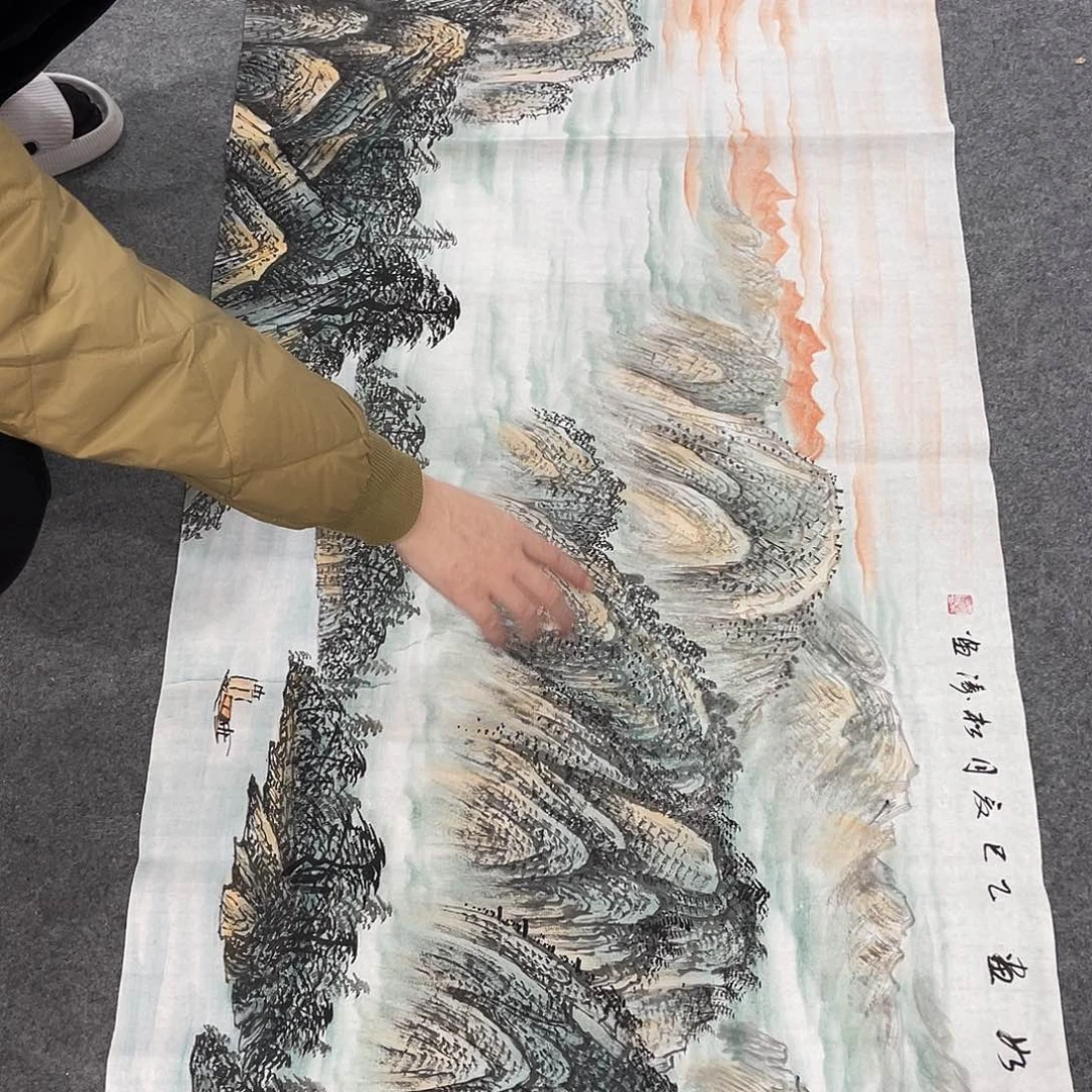 国画今天早上作品展示