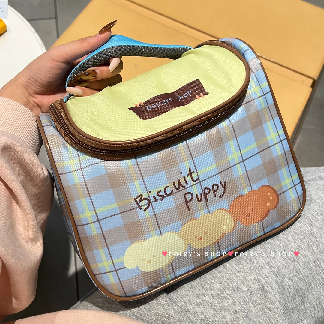 大容量饭盒包手提式带饭便当包保温加厚铝箔上班族通勤小包午餐包